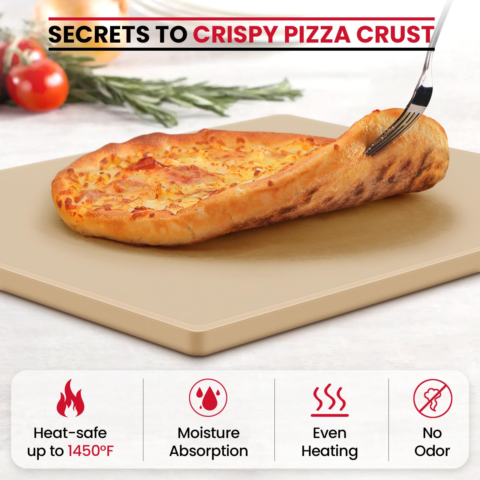 Plastic dough cutter included with Unicook stone for easy prep