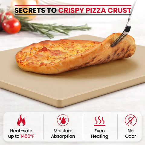 Plastic dough cutter included with Unicook stone for easy prep