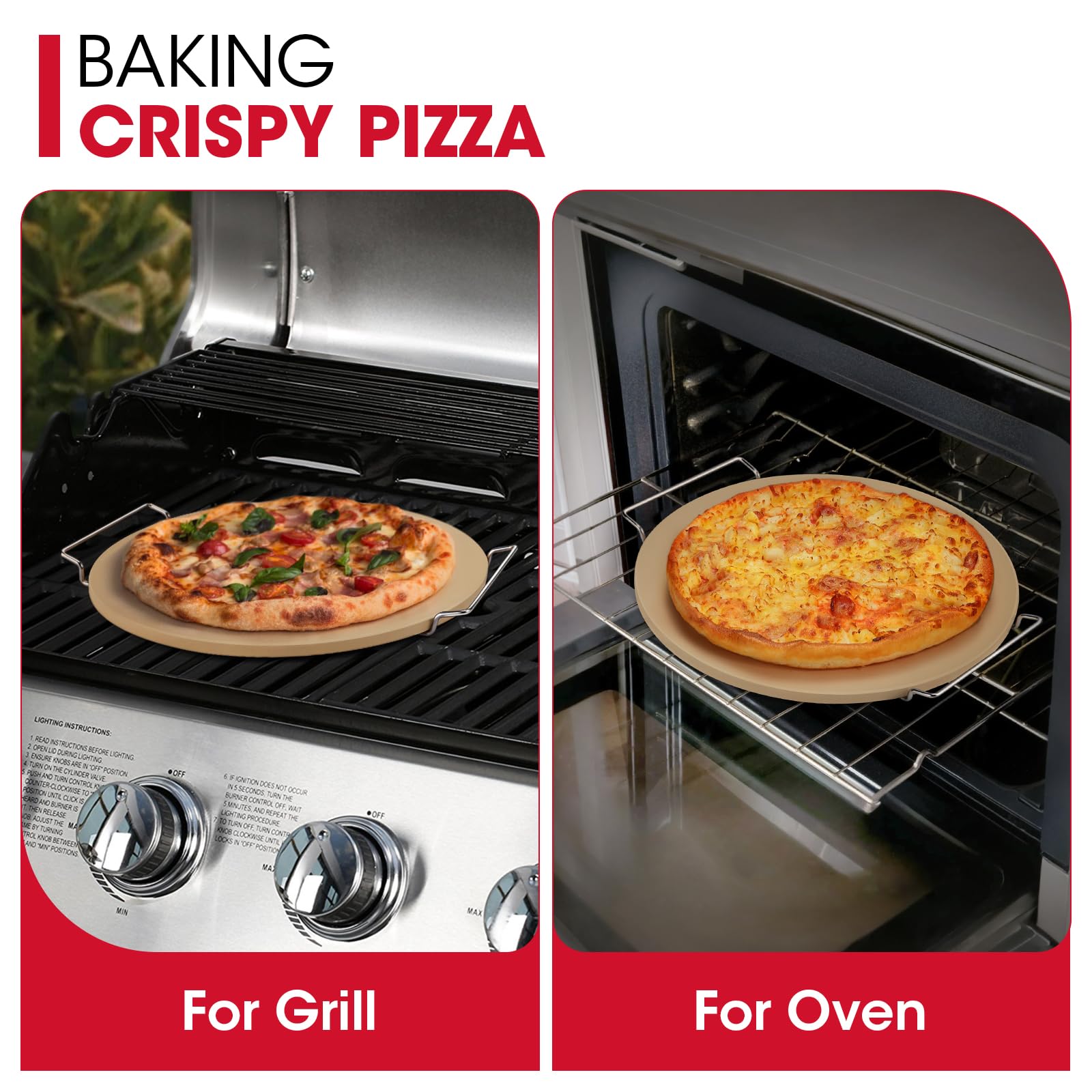 Unicook reversible surface provides two usable sides.