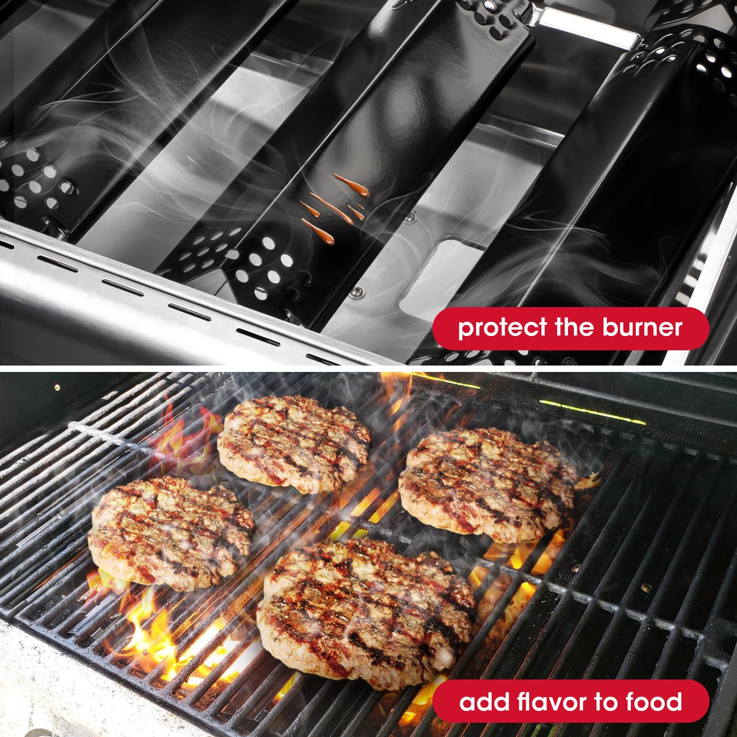 Unicook 6-pack heat plates kit renews your grill efficiently.