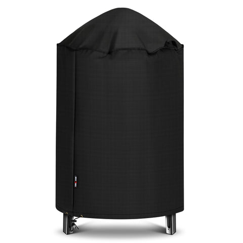 Unicook round smoker cover 30inch front view, waterproof protection for kettle grills.