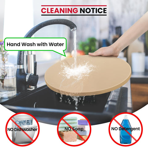 Unicook stone with micro-pores absorbs moisture for crisper crusts.