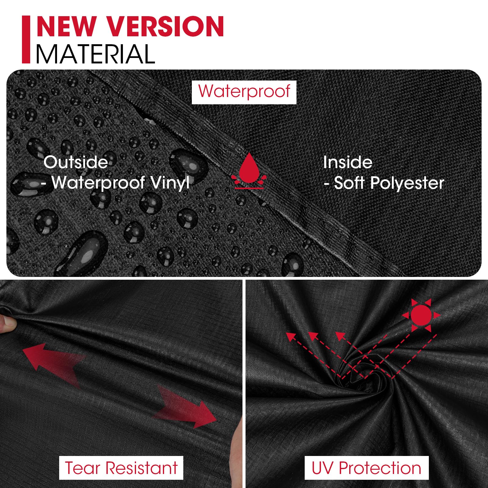 Unicook smoker cover 30inch offers easy-clean surface after grilling.