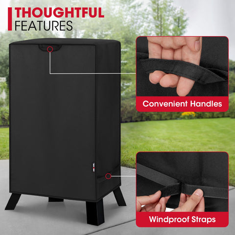 Unicook dimension label 23w x 17d x 39h confirms compatibility.