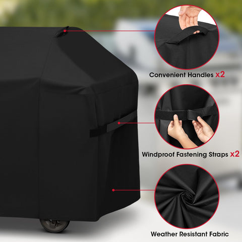 Unicook sturdy handles help you put on and remove the cover easily.