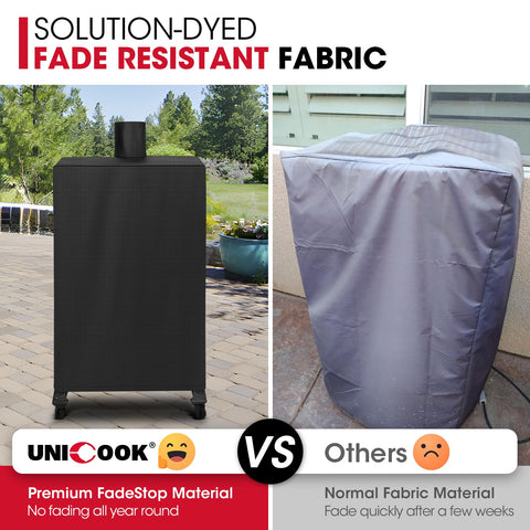 Unicook UV resistant smoker cover guards against sun damage