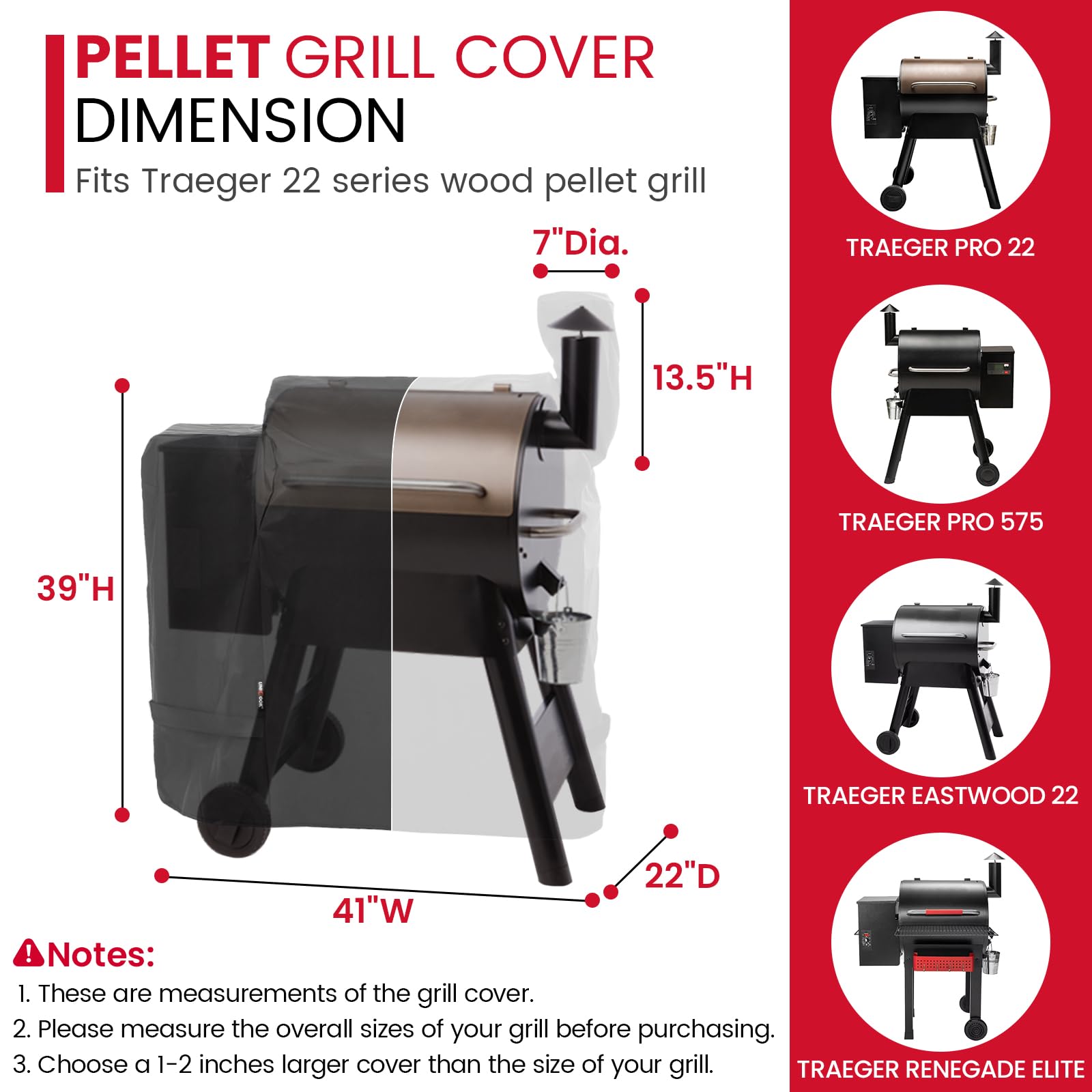 Unicook waterproof and fade resistant fabric shields grill from weather and UV damage