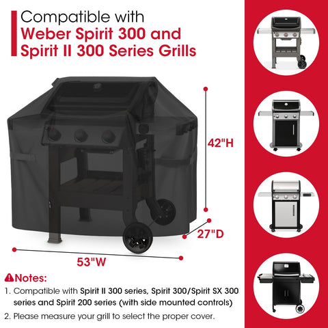 Waterproof Unicook grill cover provides outdoor protection for grills.