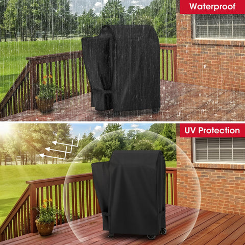 Unicook weatherproof design elements protect against rain, snow, sun, and wind.