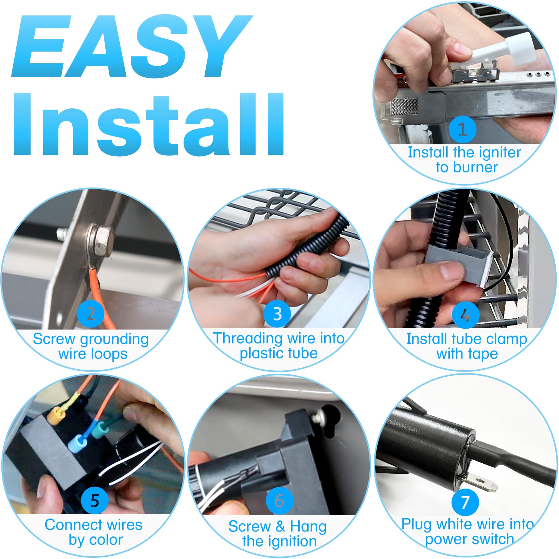 Complete ignition kit for Weber Genesis II GS4, easy replacement.