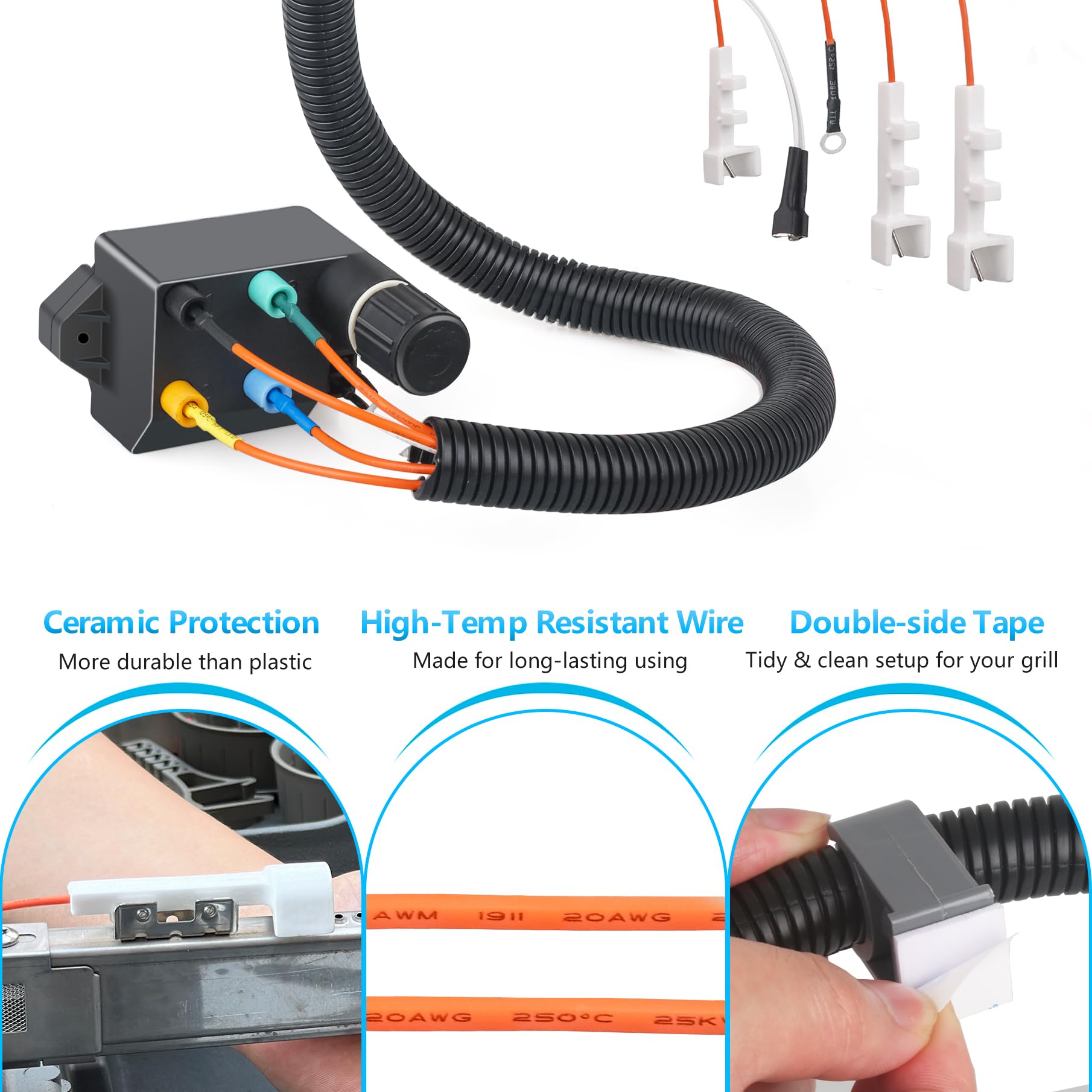 Unidanho power switch streamlines control on GS4 grills.