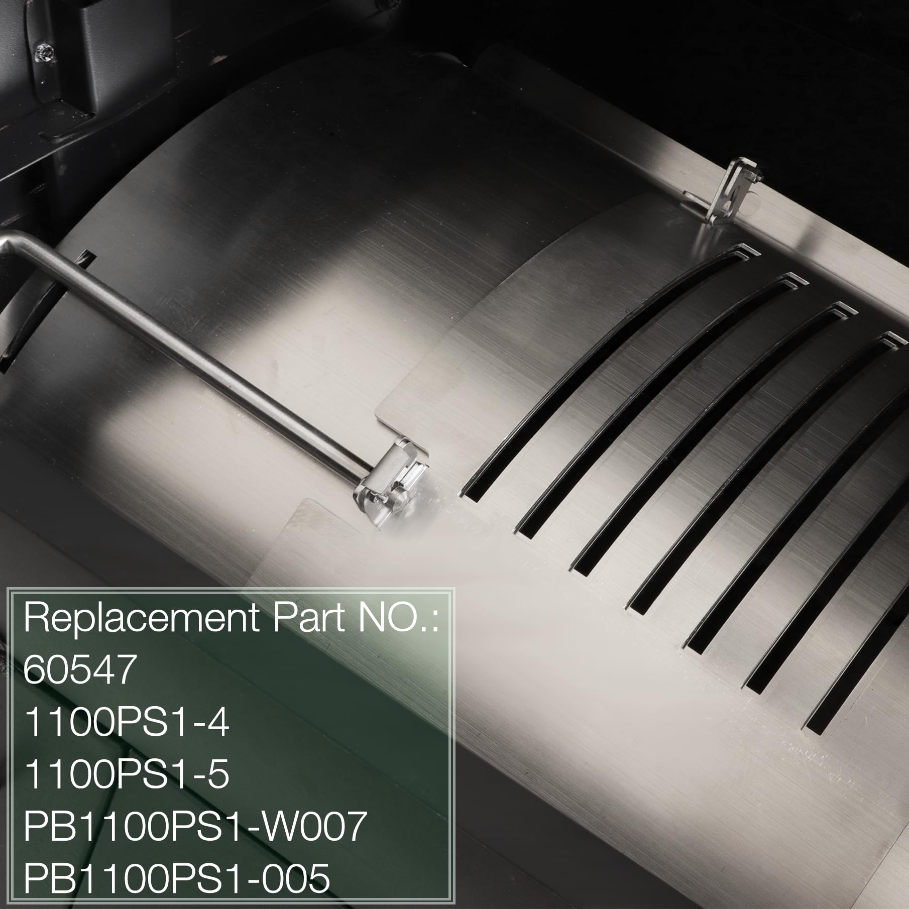 Unidanho flame broiler slide cover improves flame control for Pit Boss 1100PS1.