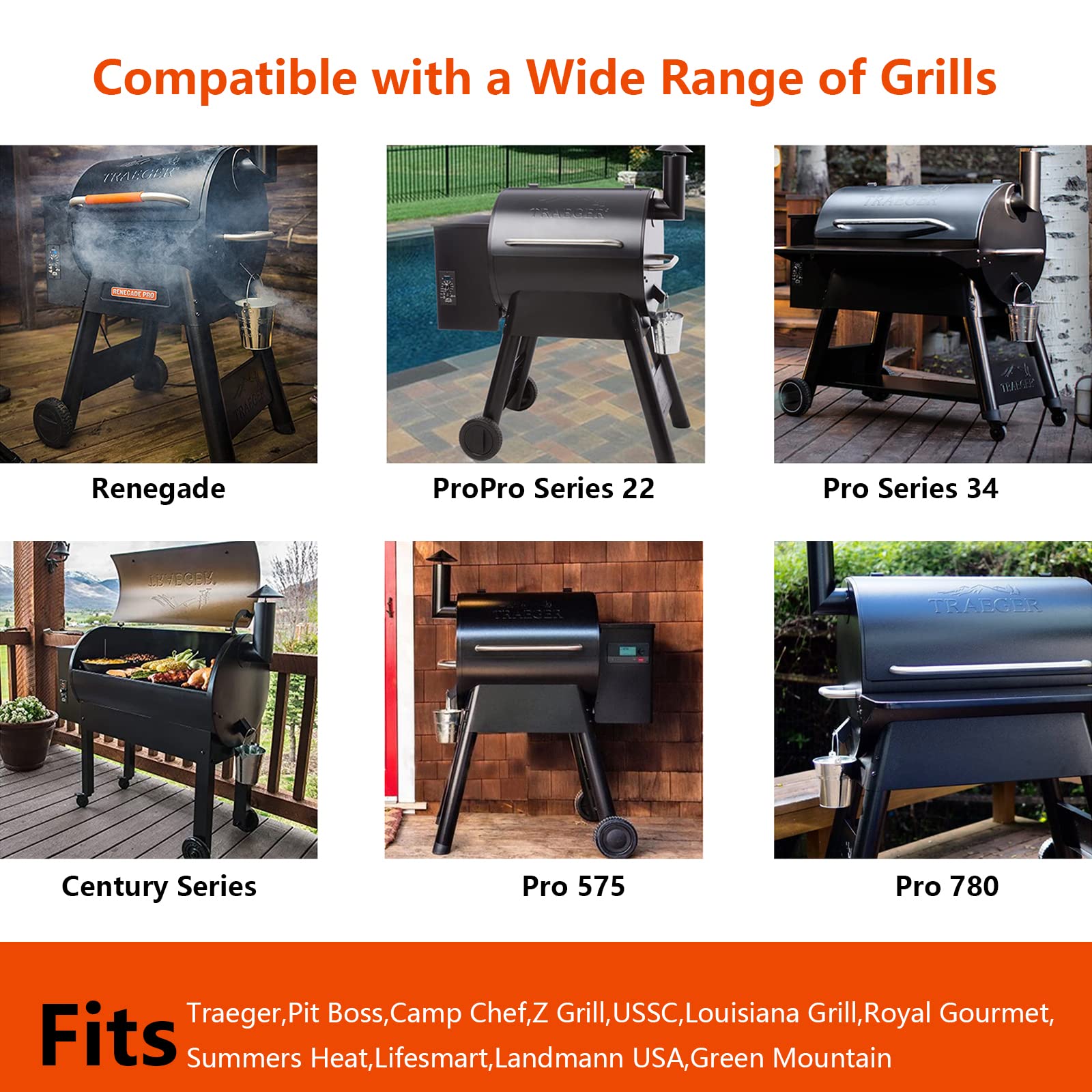 Unidanho liner pack keeps the bucket clean during grilling.