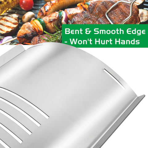 Unidanho Lexington grease channel accessory aids easy cleanup and heat management.