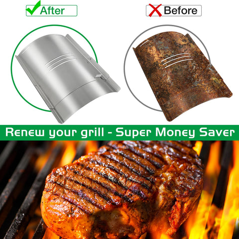 Unidanho Lexington diffuser heat deflector plate improves airflow for even grilling.