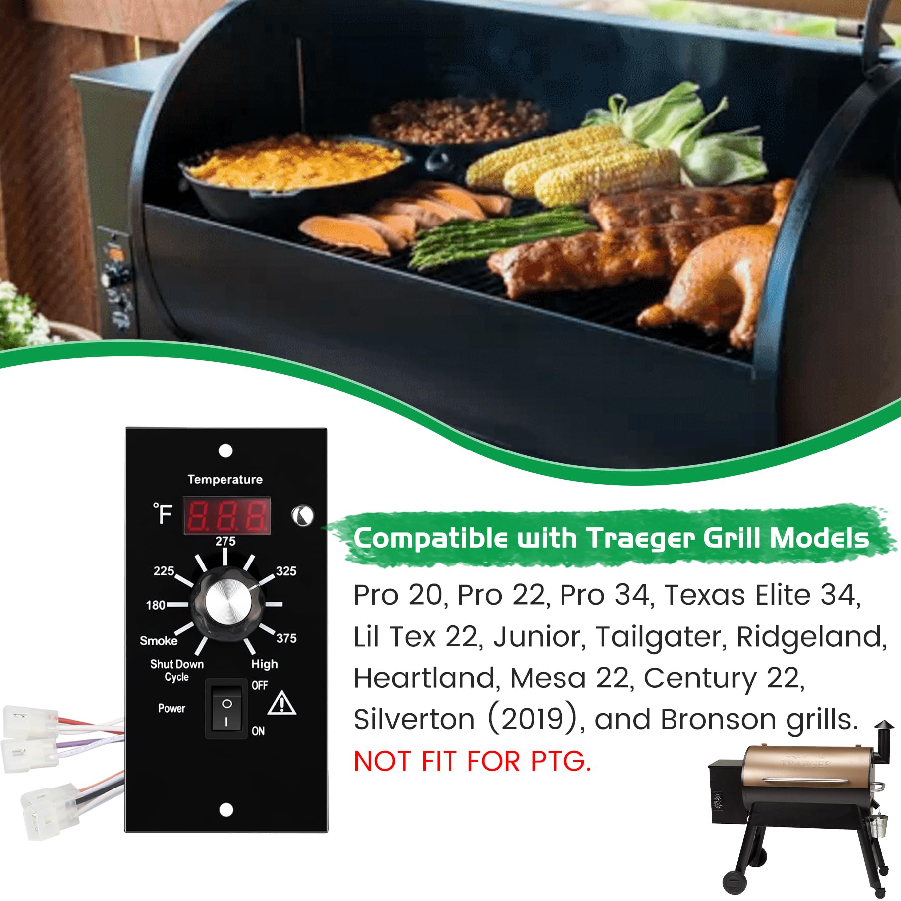 Unidanho P-setting buttons enable customizable profiles for flavor control.