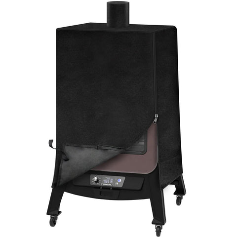 Unidanho Pit Boss vertical smoker cover 27W x 27D x 50H protects outdoors.