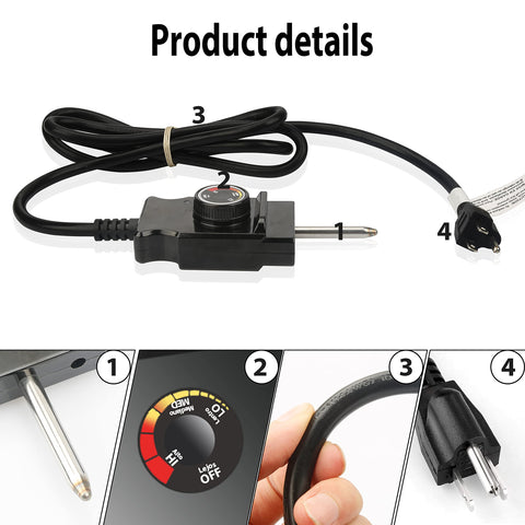 Unidanho thermostat-probe assembly enables precise temperature management.