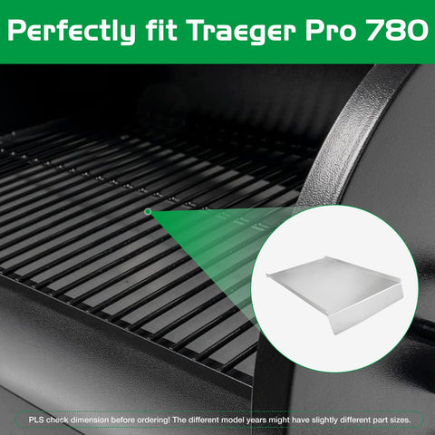Unidanho Traeger Pro 780 stainless steel diffuser highlighting rustproof construction for long-lasting use.