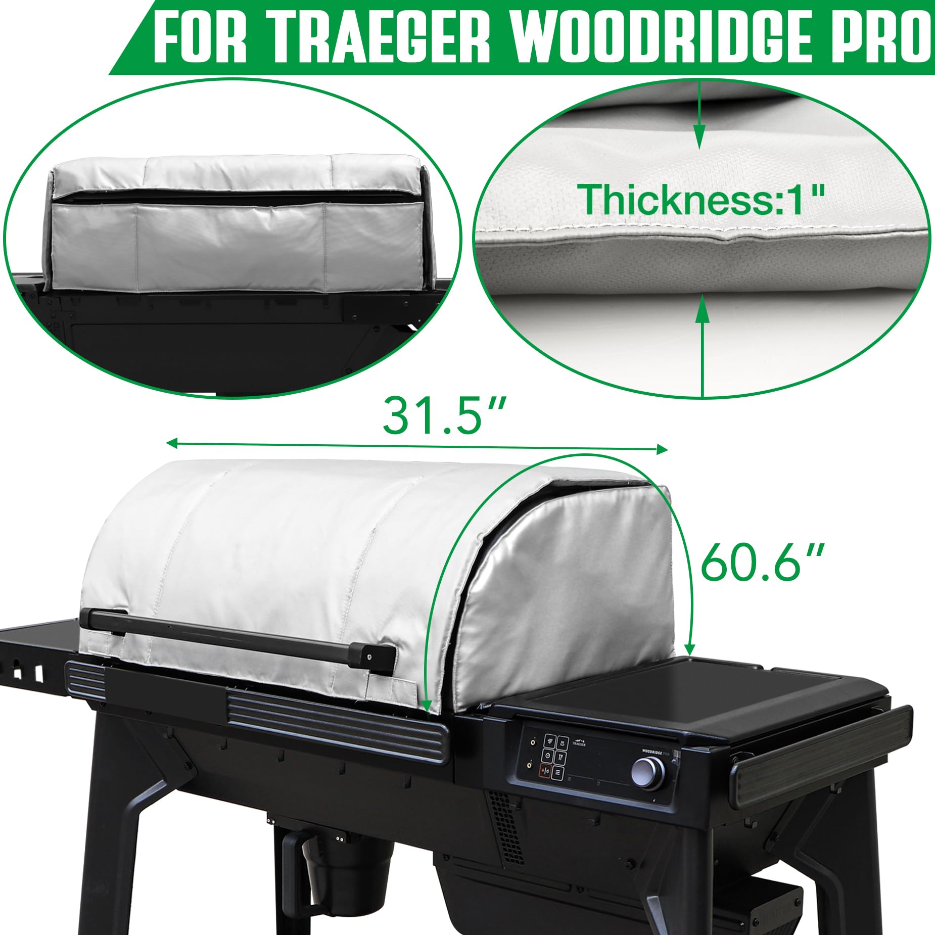 Unidanho Woodridge Pro blanket demonstrates temperature stability during cooking