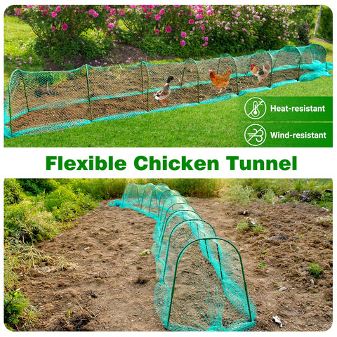 UNIFAMILY ready-to-use kit includes hoops, stakes, connector pieces, and instructions.