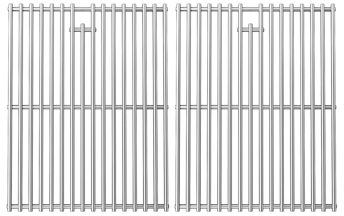 Uniflasy 17-inch Nexgrill grate, front view, two-pack for durable grilling