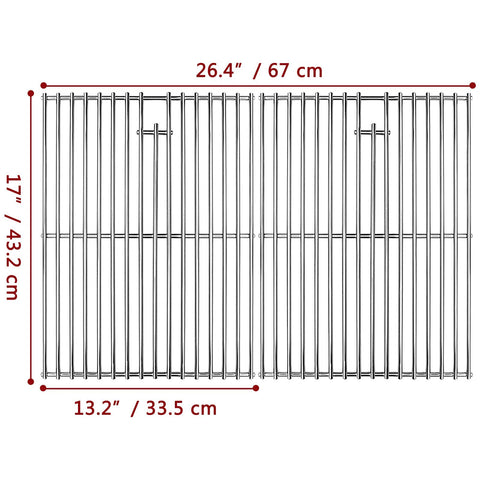 Uniflasy Nexgrill 17-inch grate with stainless steel bars for lasting durability
