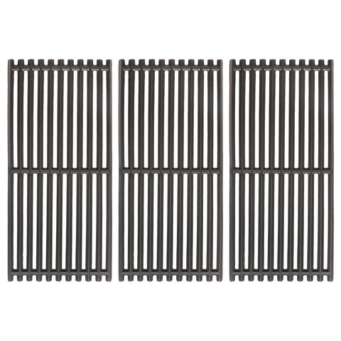 Uniflasy 17-inch cast-iron grill grates for Charbroil Infrared providing even heat and sear.