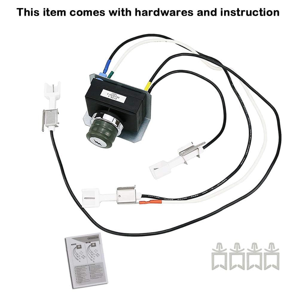 Package with instruction and washers supports a clean fit