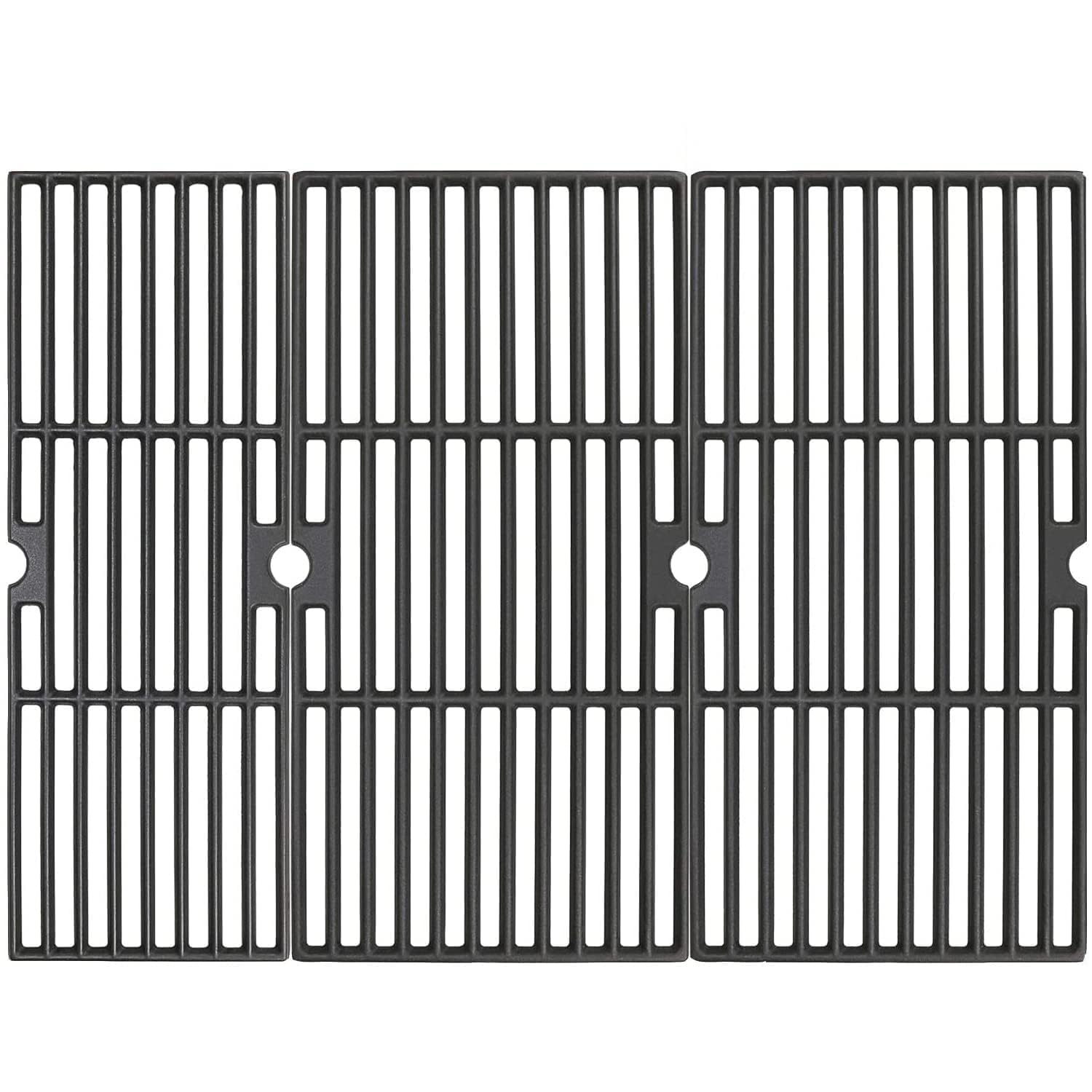 Uniflasy 18-inch grill grate fits Char-Broil 4-burner models for even heat distribution.