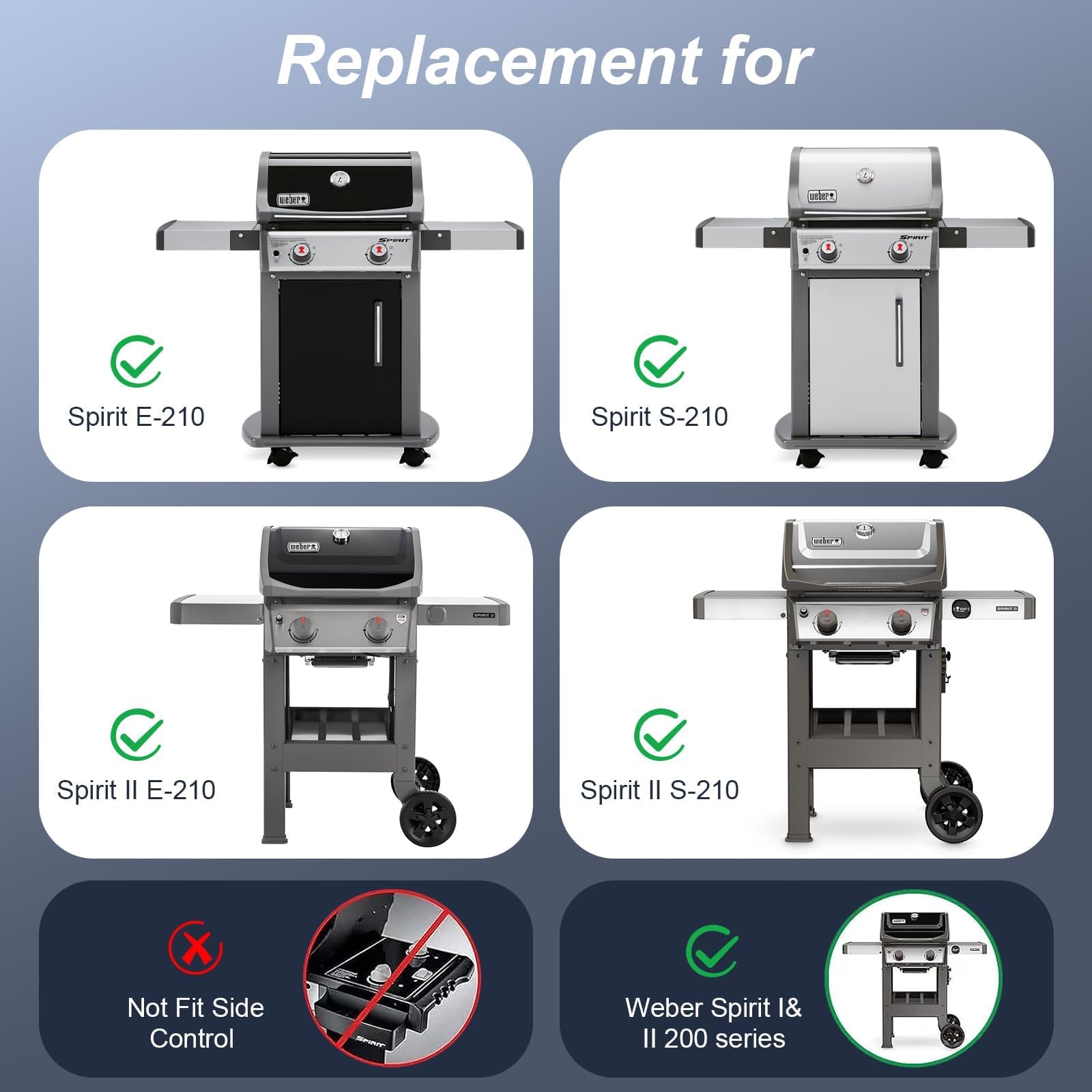 Compatibility highlight with Weber model 46010074 and related units