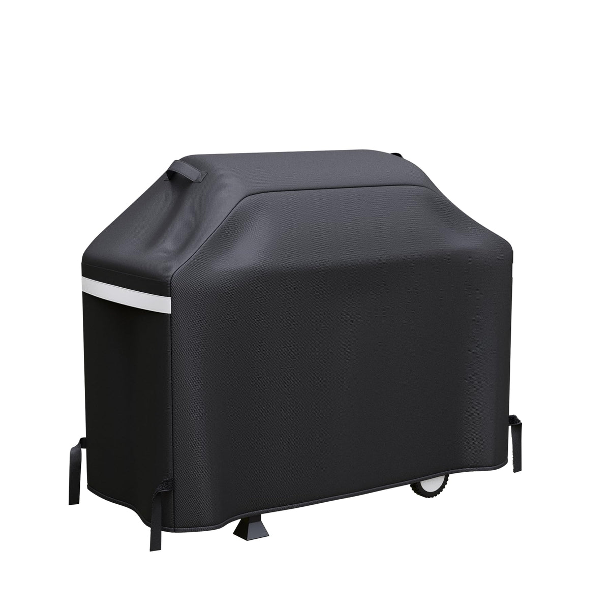 Uniflasy 55-inch grill cover on a Dyna-Glo grill protects from rain