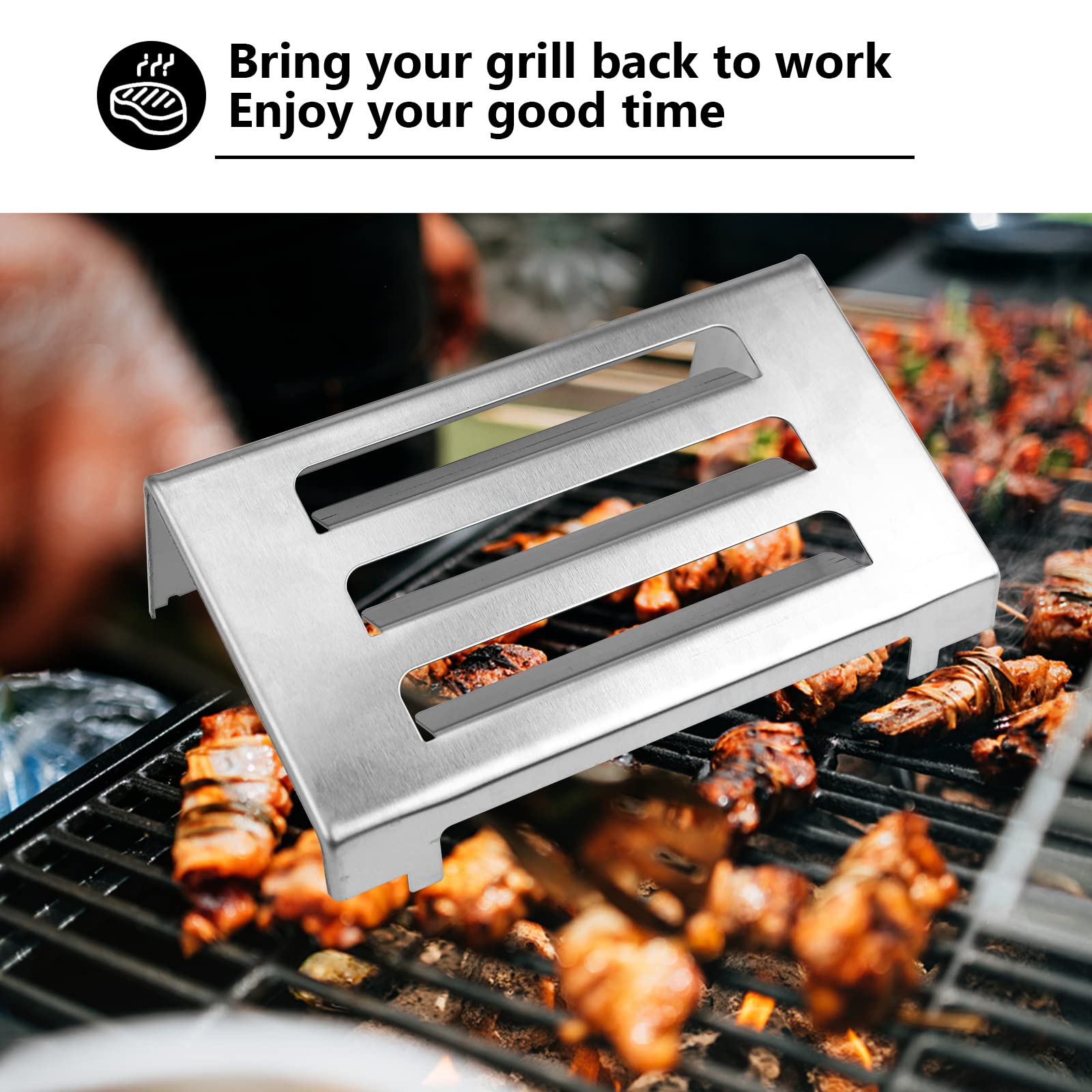Uniflasy 67060 heat deflector precise dimensions for Weber Spirit II