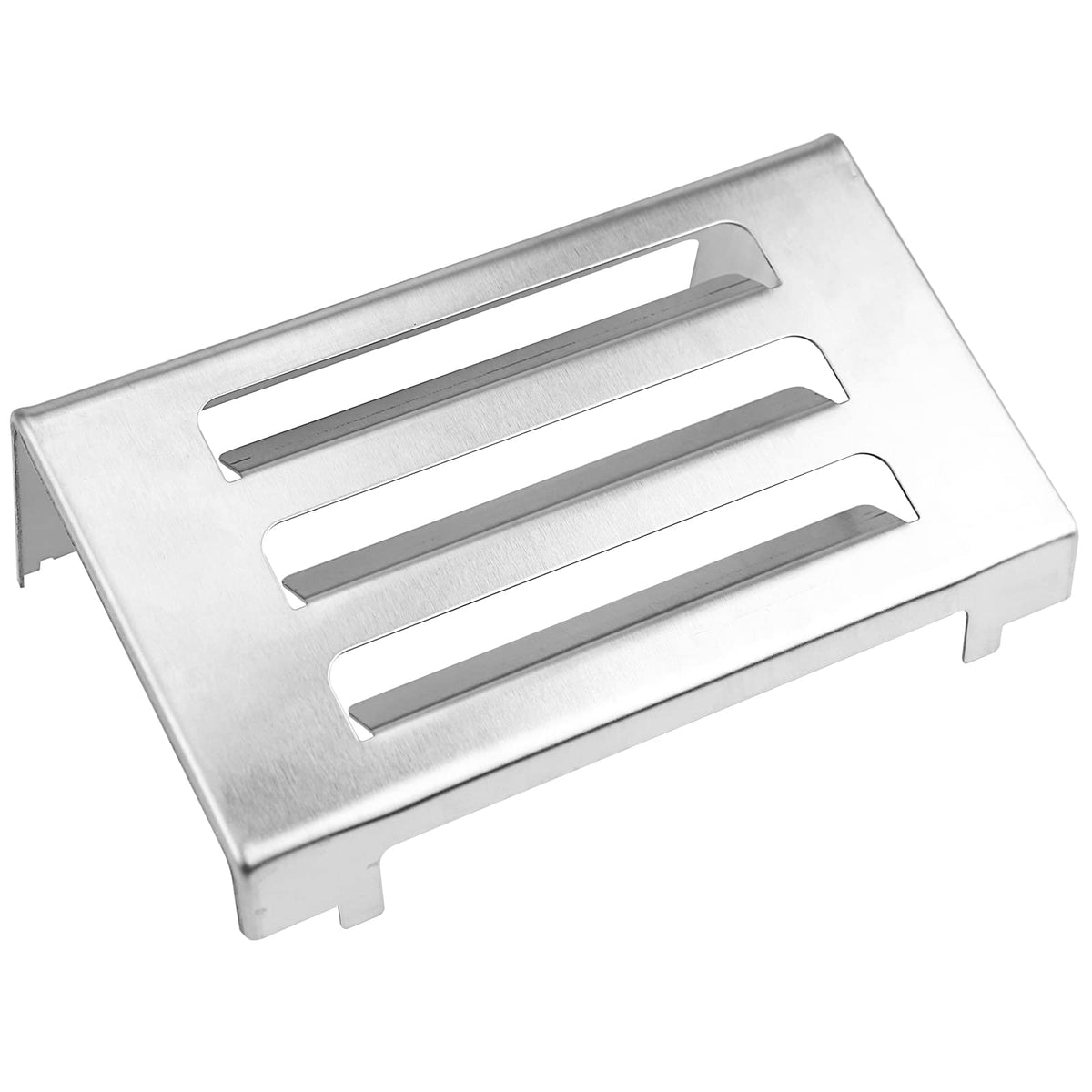 Uniflasy 67060 heat deflector front view protects food from direct flame on Weber Spirit II