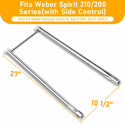 Uniflasy 7507 crossover tube ensures even flame distribution for reliable searing.