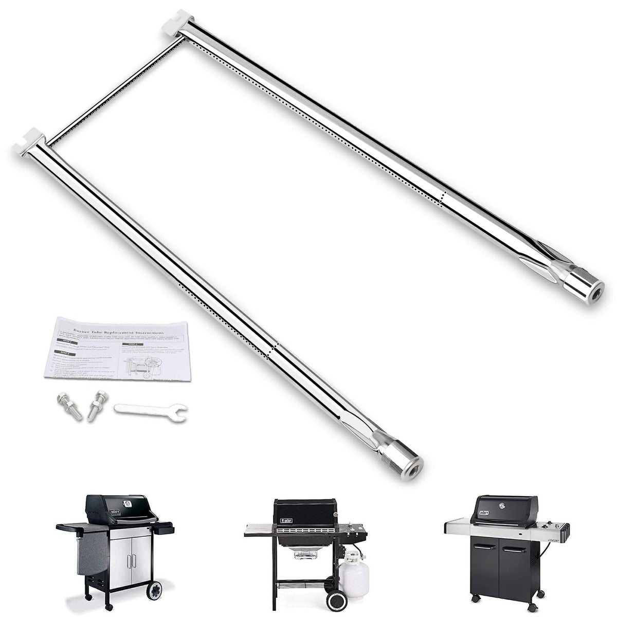 Uniflasy 7507 main burner tubes deliver consistent heat across your Weber Spirit grill.