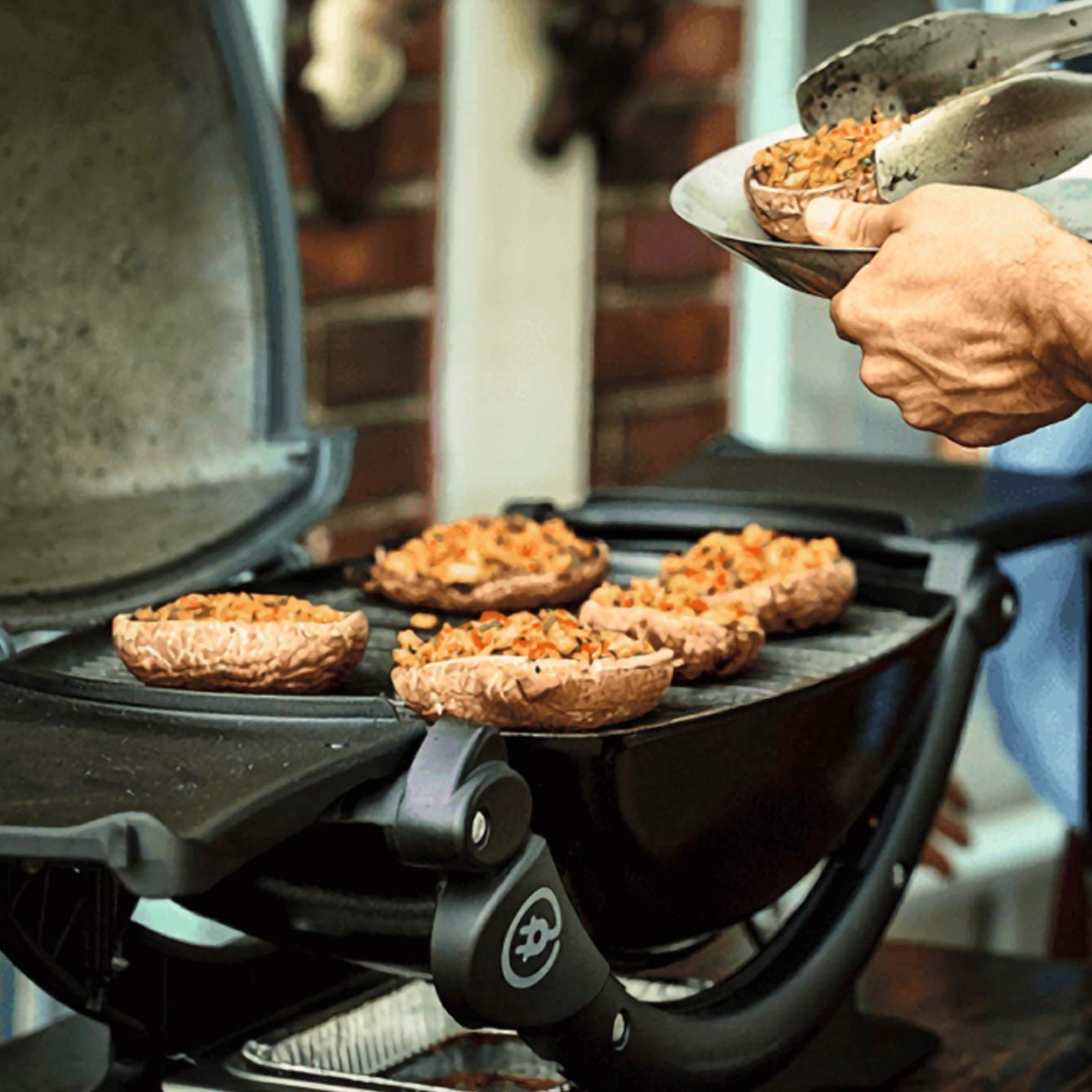 Uniflasy 7646 dimension 25x17.8 inch cast iron grates fit Weber Q models precisely.