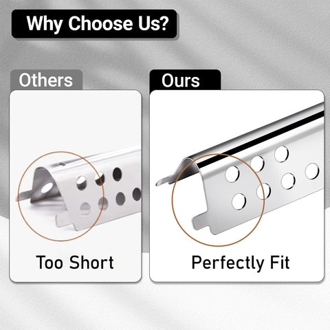 Uniflasy adjustable crossover tube fits 5 to 9.5 inch spacing.