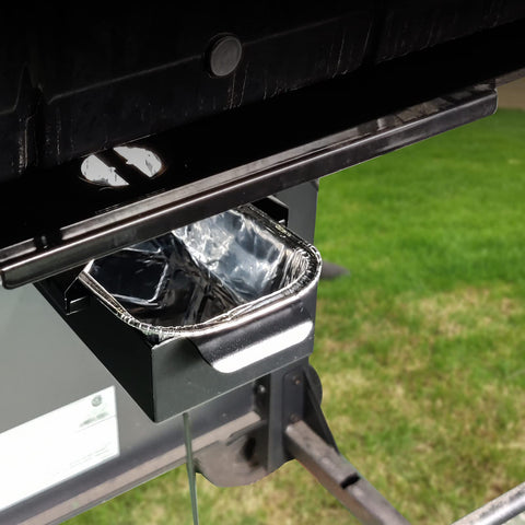 Uniflasy aluminum liner provides durable, weather-resistant grill protection.