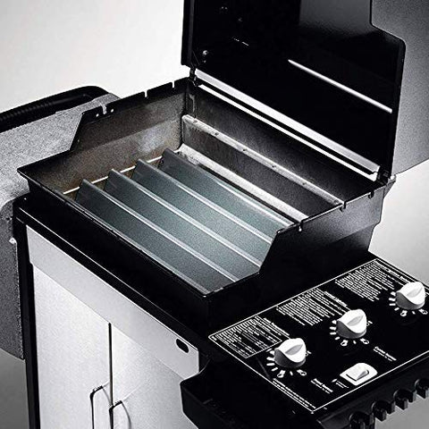 Uniflasy burner tubes close-up — durable stainless steel construction.