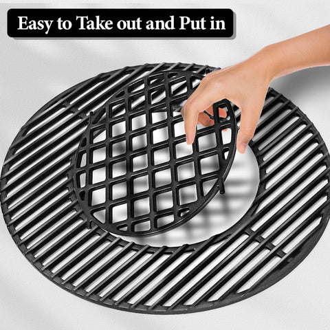 Uniflasy cast iron grate compatibility across Weber 22.5-inch models.