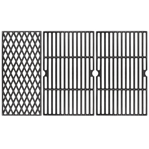 Uniflasy cast iron grate installed on a Dynaglo 4 burner for even heat.