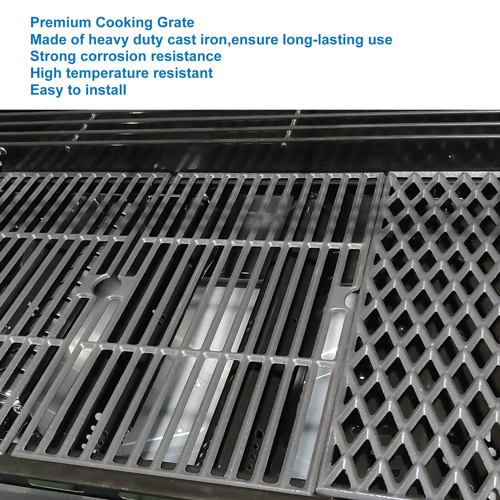 Uniflasy cast iron grate compatible with Dynaglo DGF493BNP.