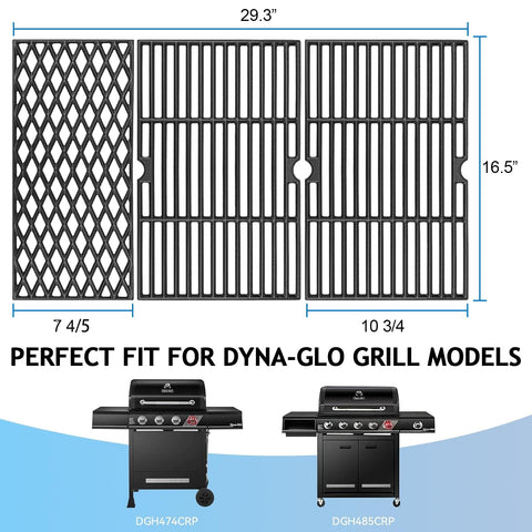 Uniflasy grate for Dyna Glo DGB493SPB enables steady heat and easy cleanup