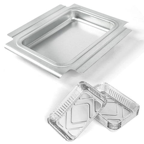 Uniflasy catch pan for Weber Q series enables easy grease management during grilling.