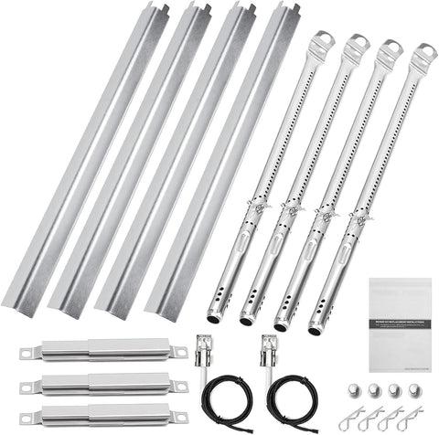 Uniflasy charbroil burner tube for durable heat transfer and even cooking