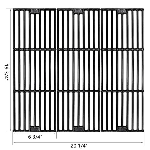 Uniflasy CharGriller-compatible grill grate for precise fit and even cooking