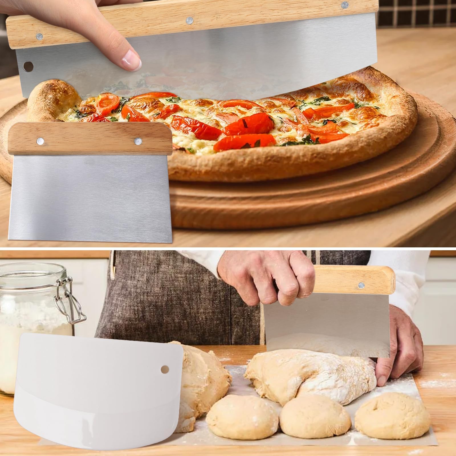Uniflasy deluxe pizza kit with accessories for pizza night