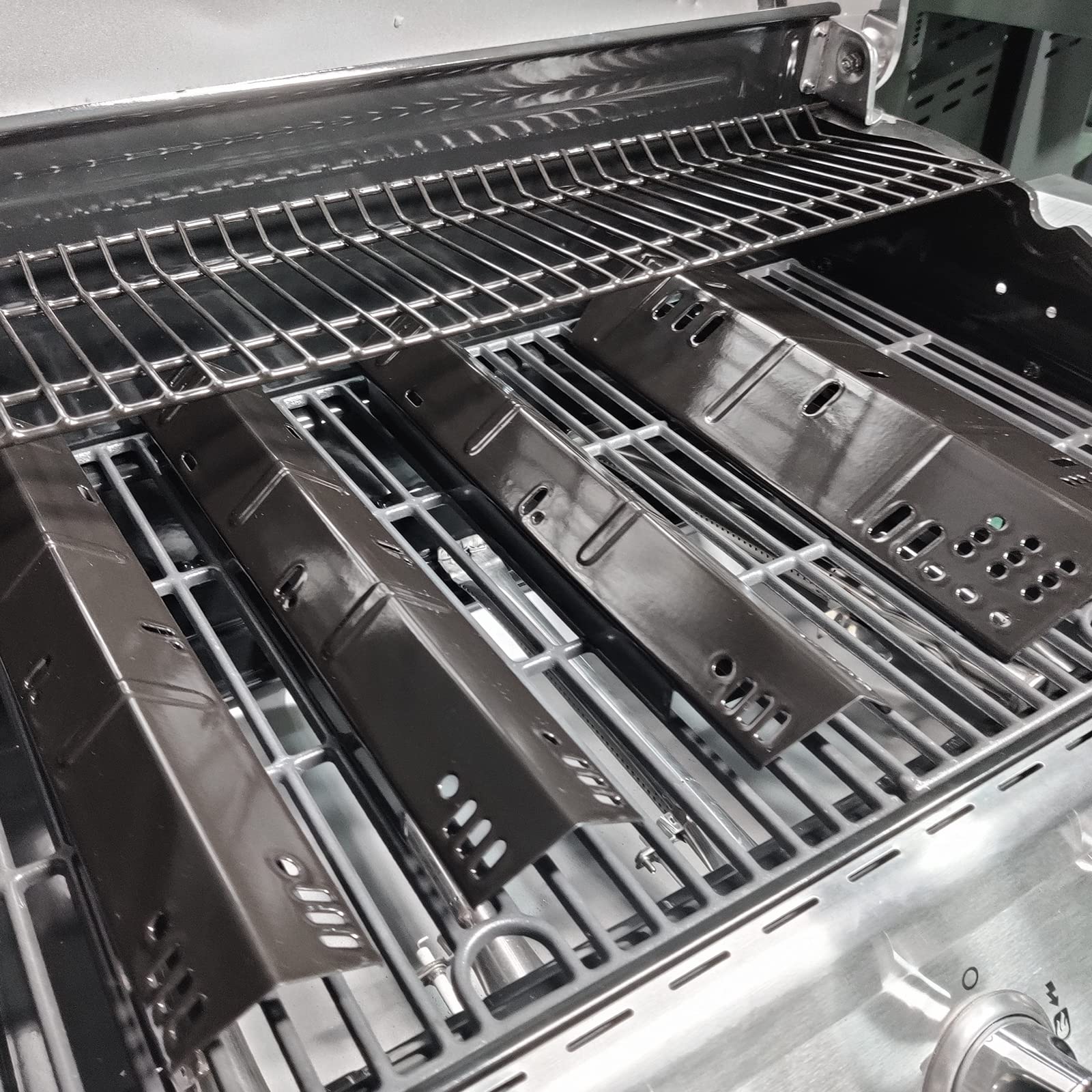 Packaging shows heat tents and ready-to-install replacement parts