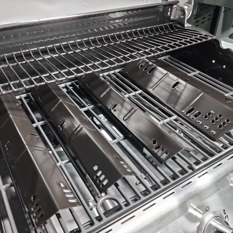 Packaging shows heat tents and ready-to-install replacement parts